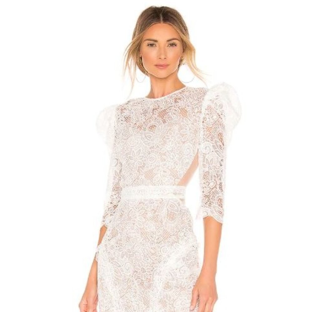 Bronx and Banco Medeleine Dress in White Size XS